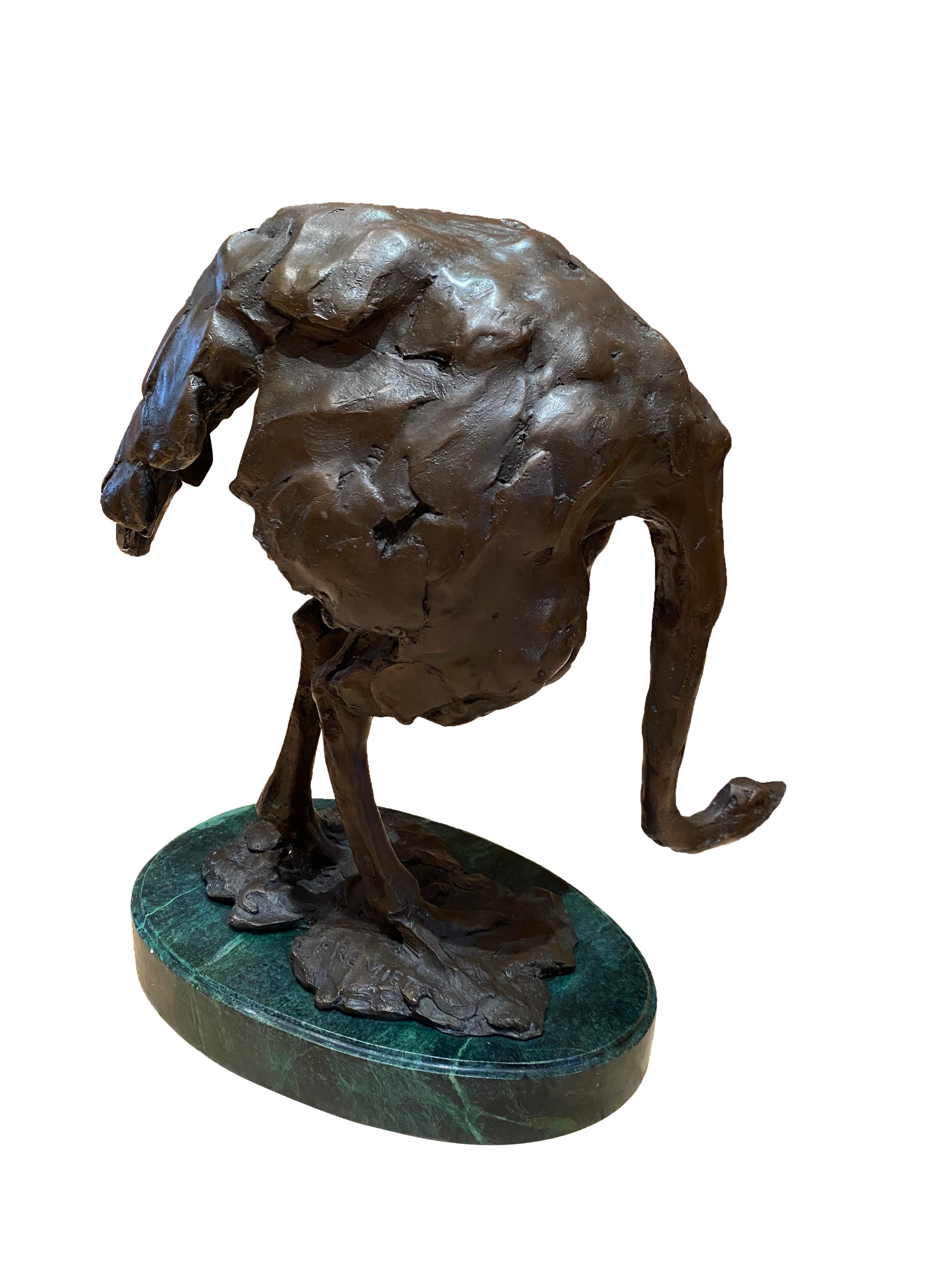 Bronze Ostritch Sculpture, 20th Century For Sale 8