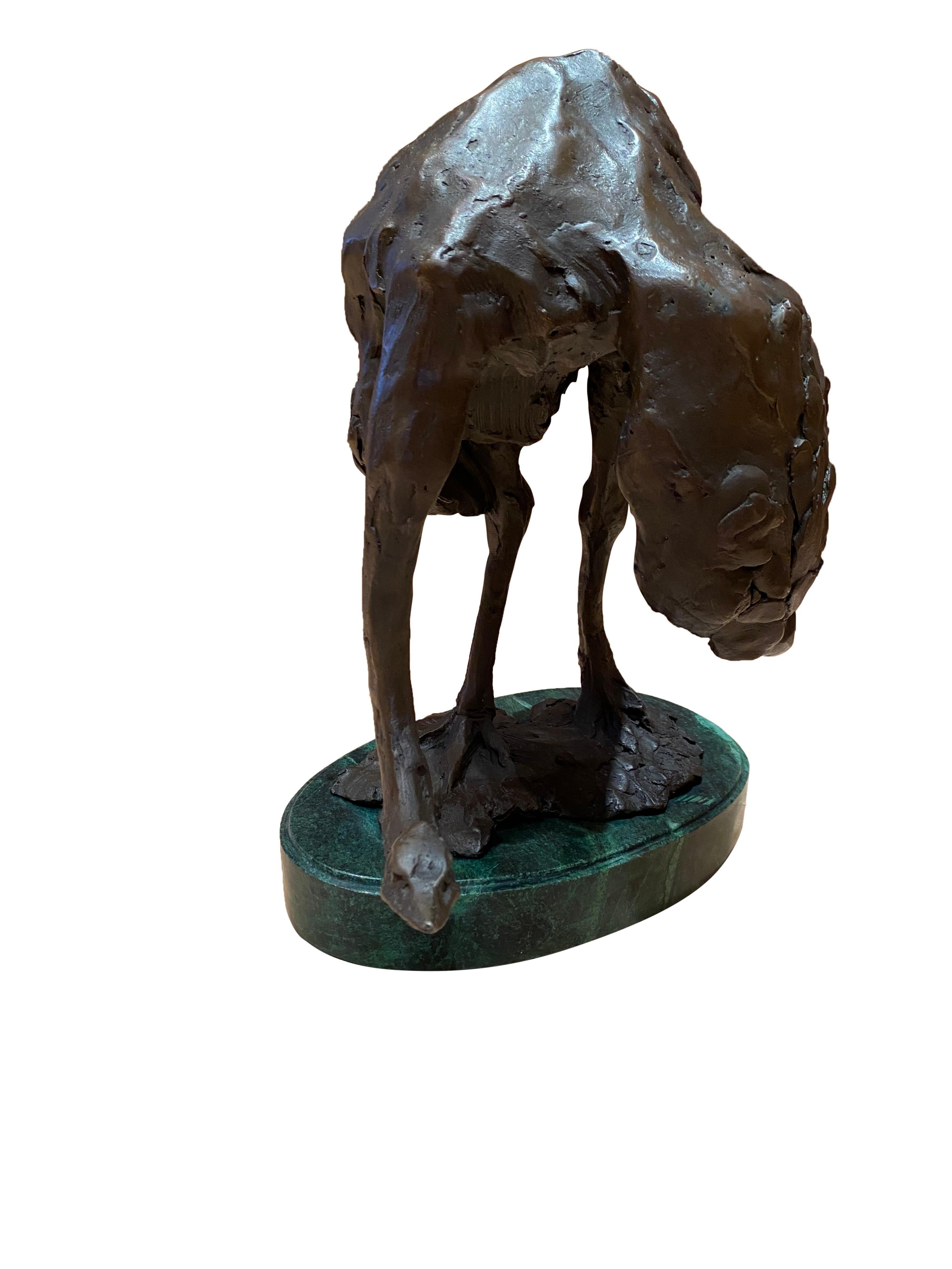 Bronze Ostritch Sculpture, 20th Century For Sale 10