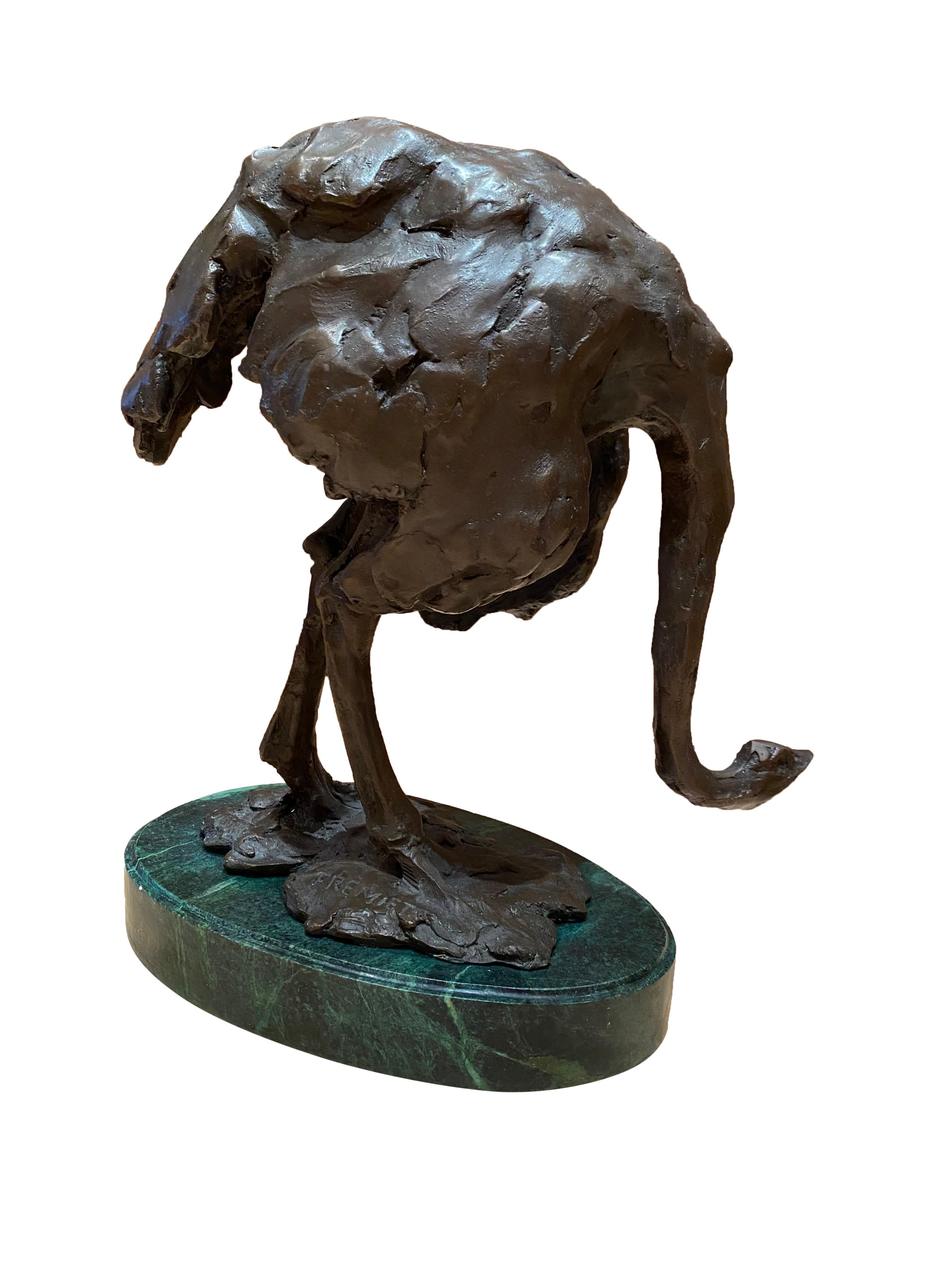 Bronze Ostritch Sculpture, 20th Century In Excellent Condition For Sale In London, GB