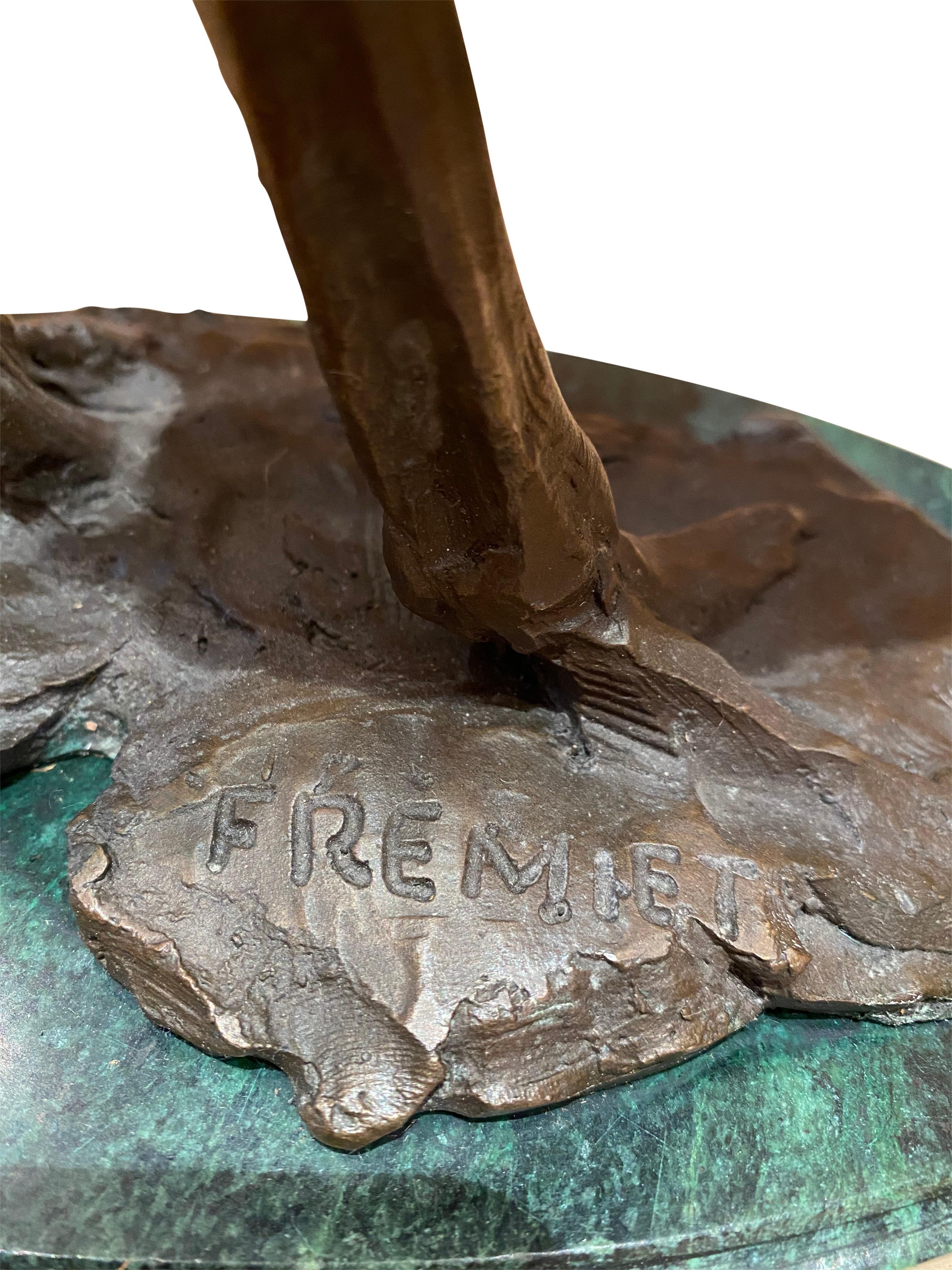 Bronze Ostritch Sculpture, 20th Century For Sale 2