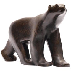 Bronze "Ours Blanc" after Francois Pompon