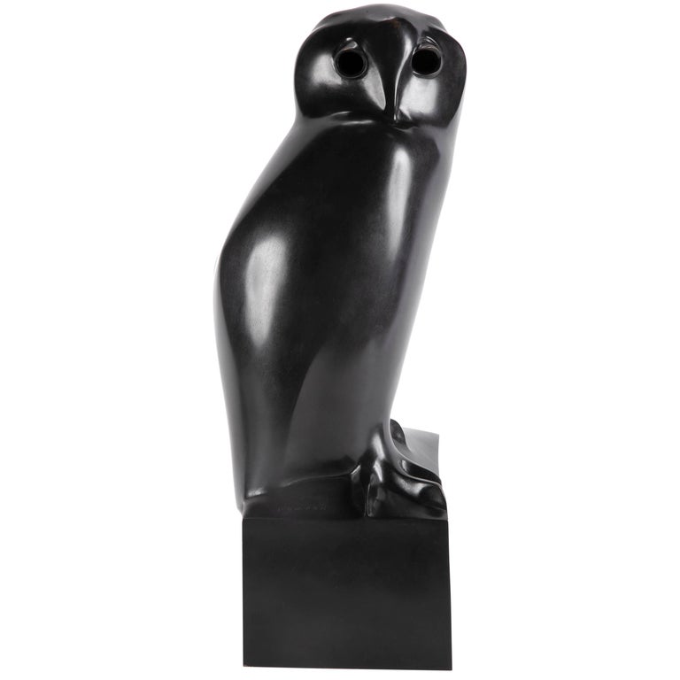 Bronze Owl Titled "Grand Duc" by Francois Pompon For Sale at 1stDibs | duc  by