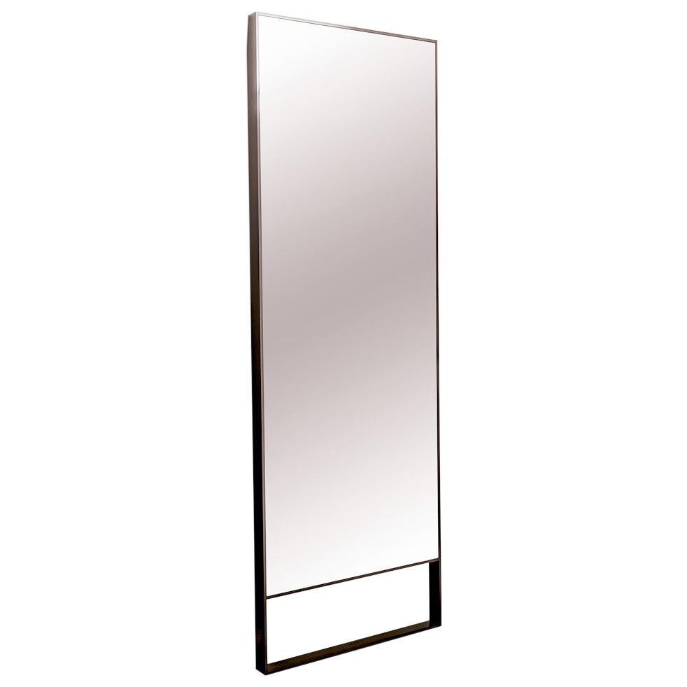 Bronze Painted Frame Standing Wall Mirror, Max Alto For Sale