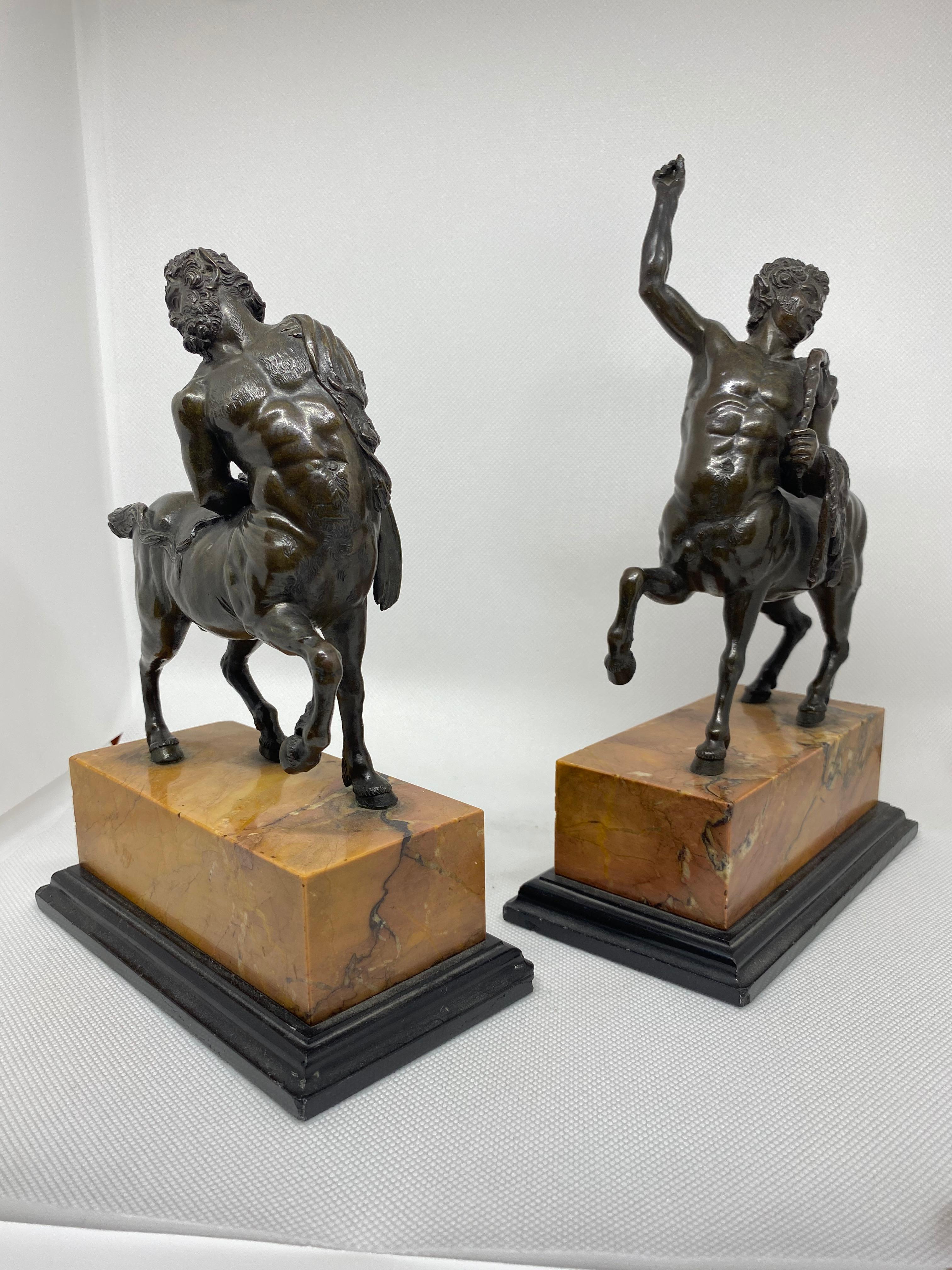 Bronze Pair of the Furietti Centaurs, Italian, 19th Century 5