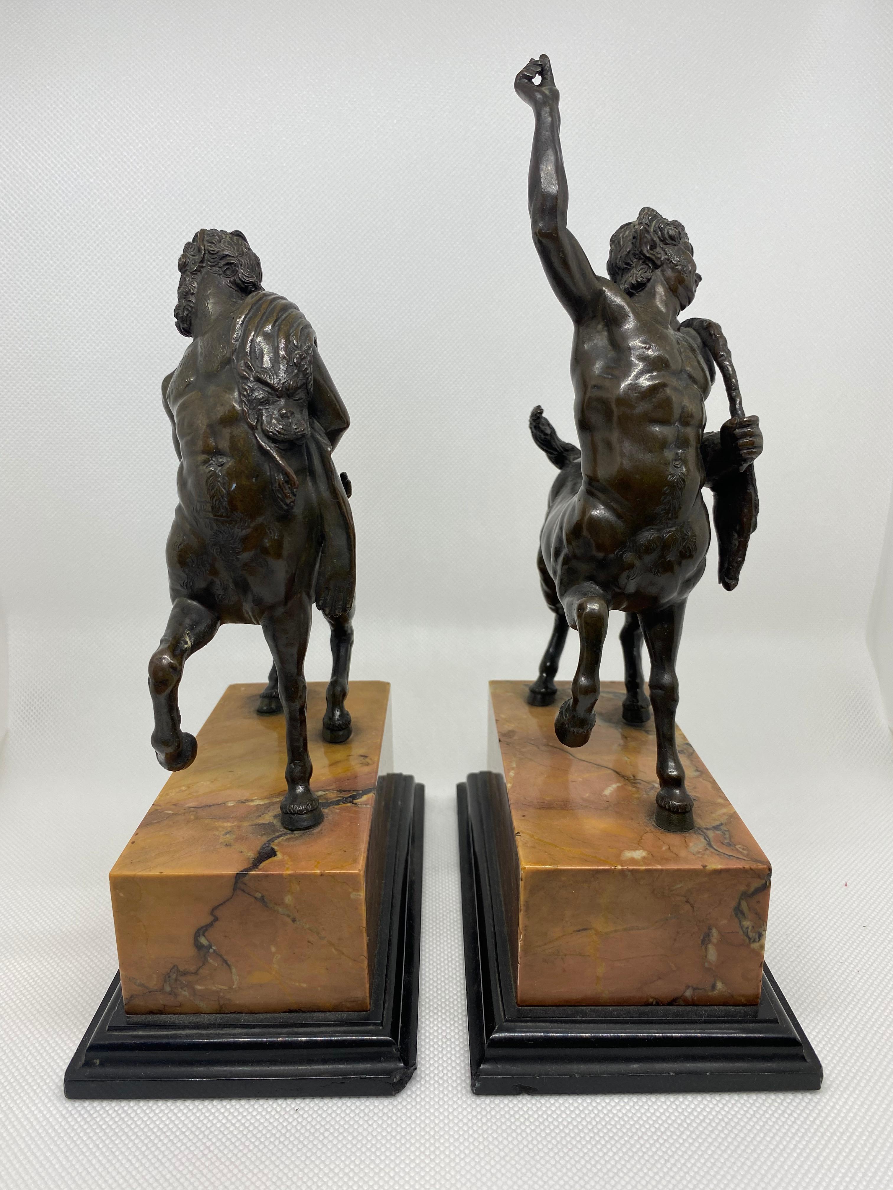 Cast Bronze Pair of the Furietti Centaurs, Italian, 19th Century