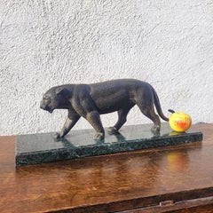 Bronze Panther, Art Deco, 20th Century