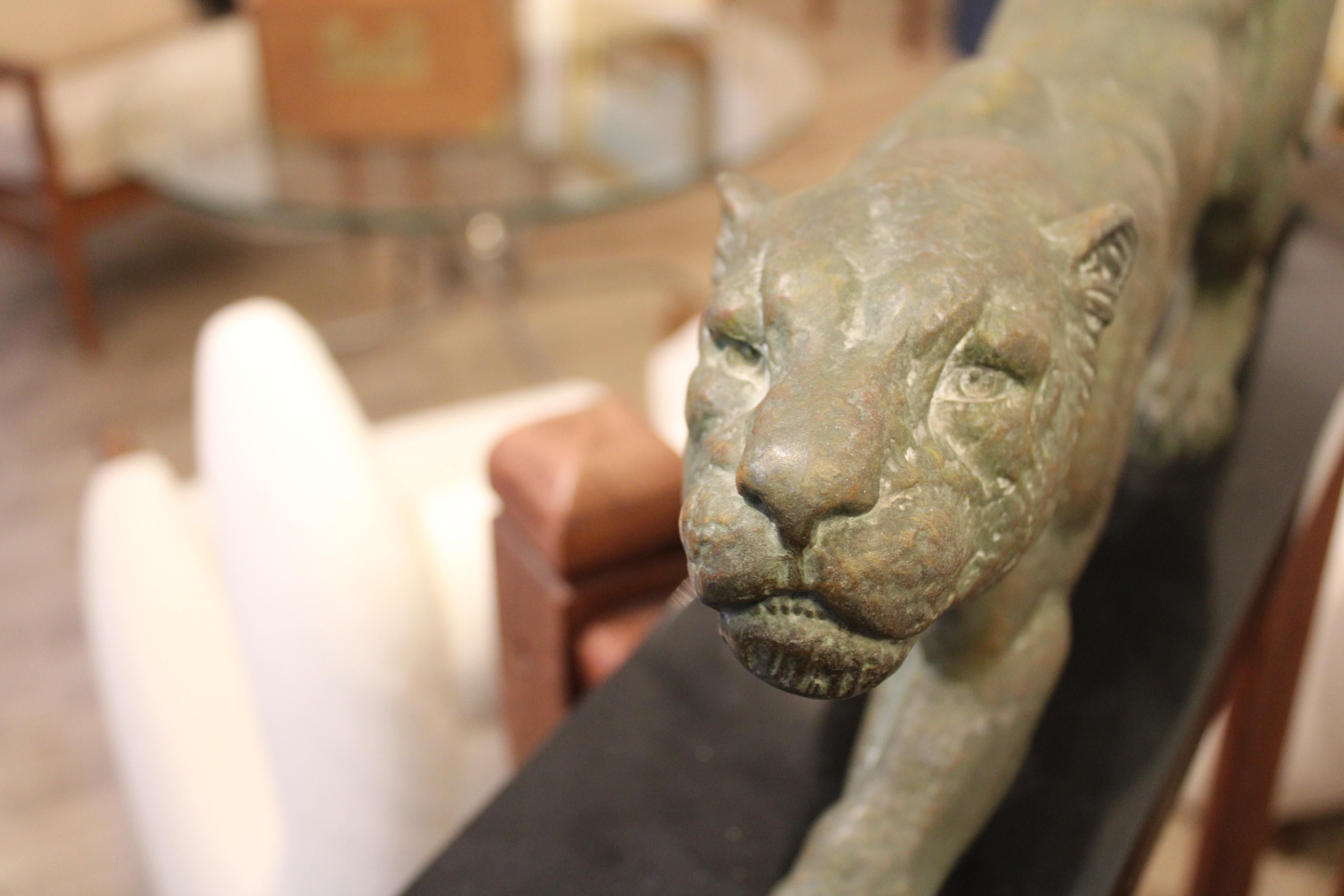 Escultura de pantera de Chiparus, hacia 1920 siglo XX