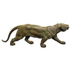 Escultura de pantera de Chiparus, hacia 1920