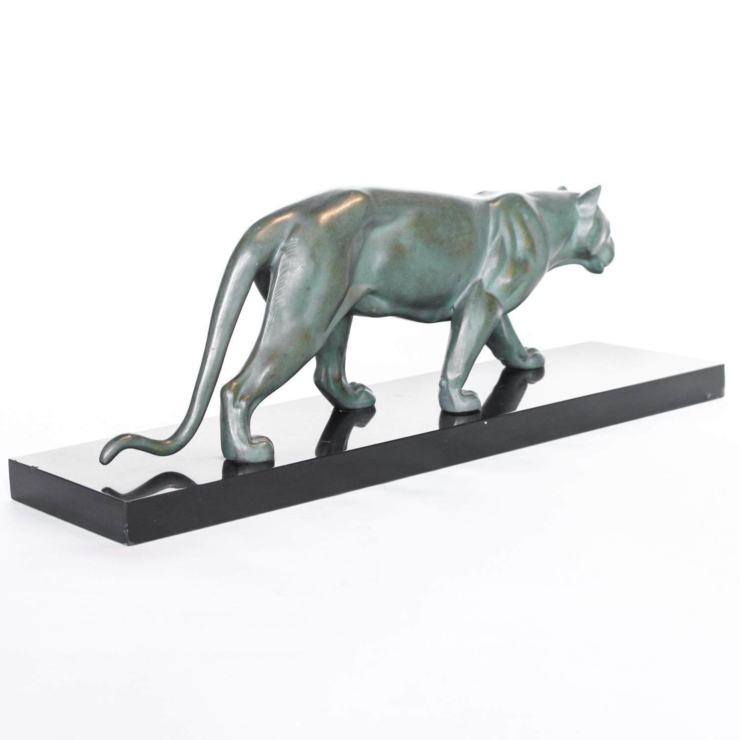 Bronze Art Deco Panther