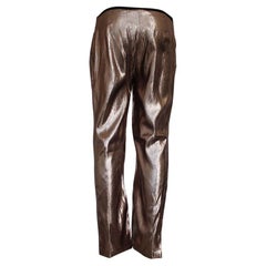 Lanvin Bronze pants size 42