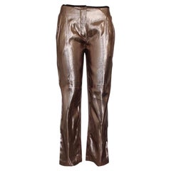 Lanvin Bronze pants size 42