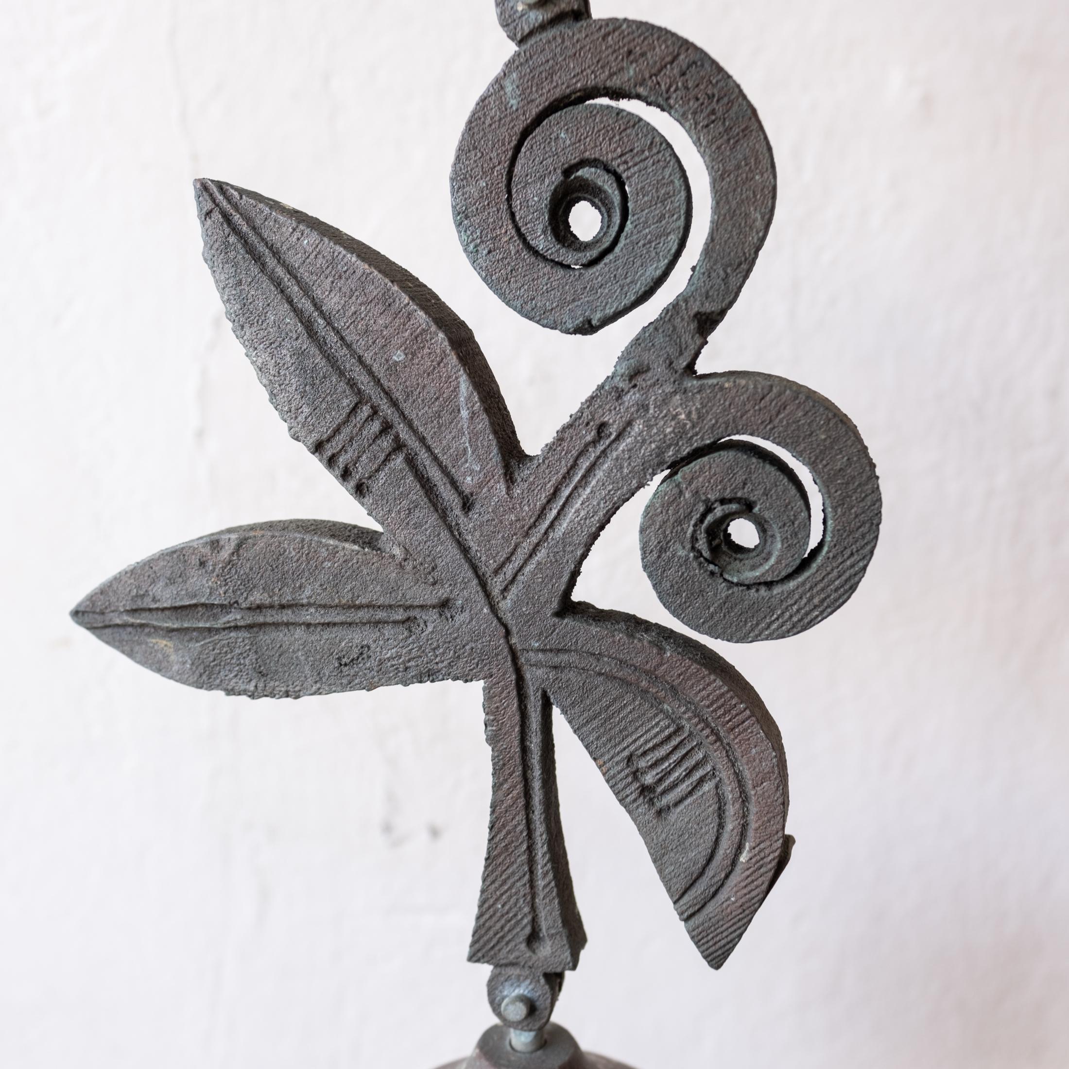 Bronze Paolo Soleri Signed Hanging Bronze Bell Sculpture 10