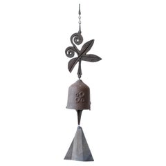 Bronze Paolo Soleri Signed Hanging Bronze Bell Sculpture