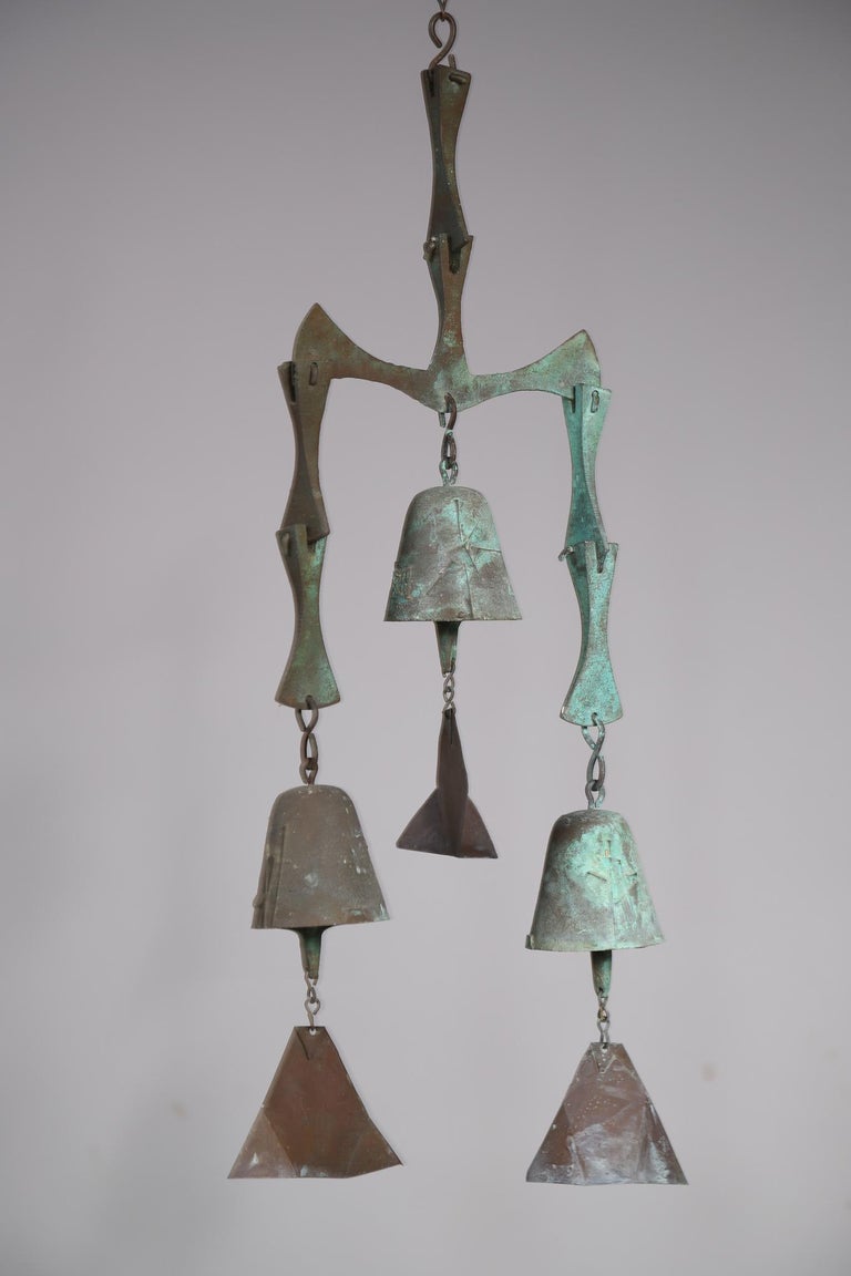 Bronze Paolo Soleri Wind Bell Chime at 1stDibs