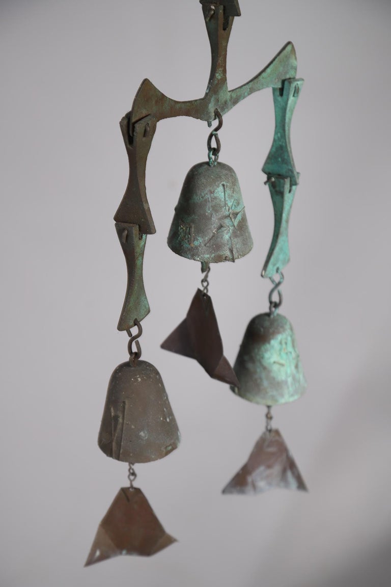 Bronze Paolo Soleri Wind Bell Chime at 1stDibs