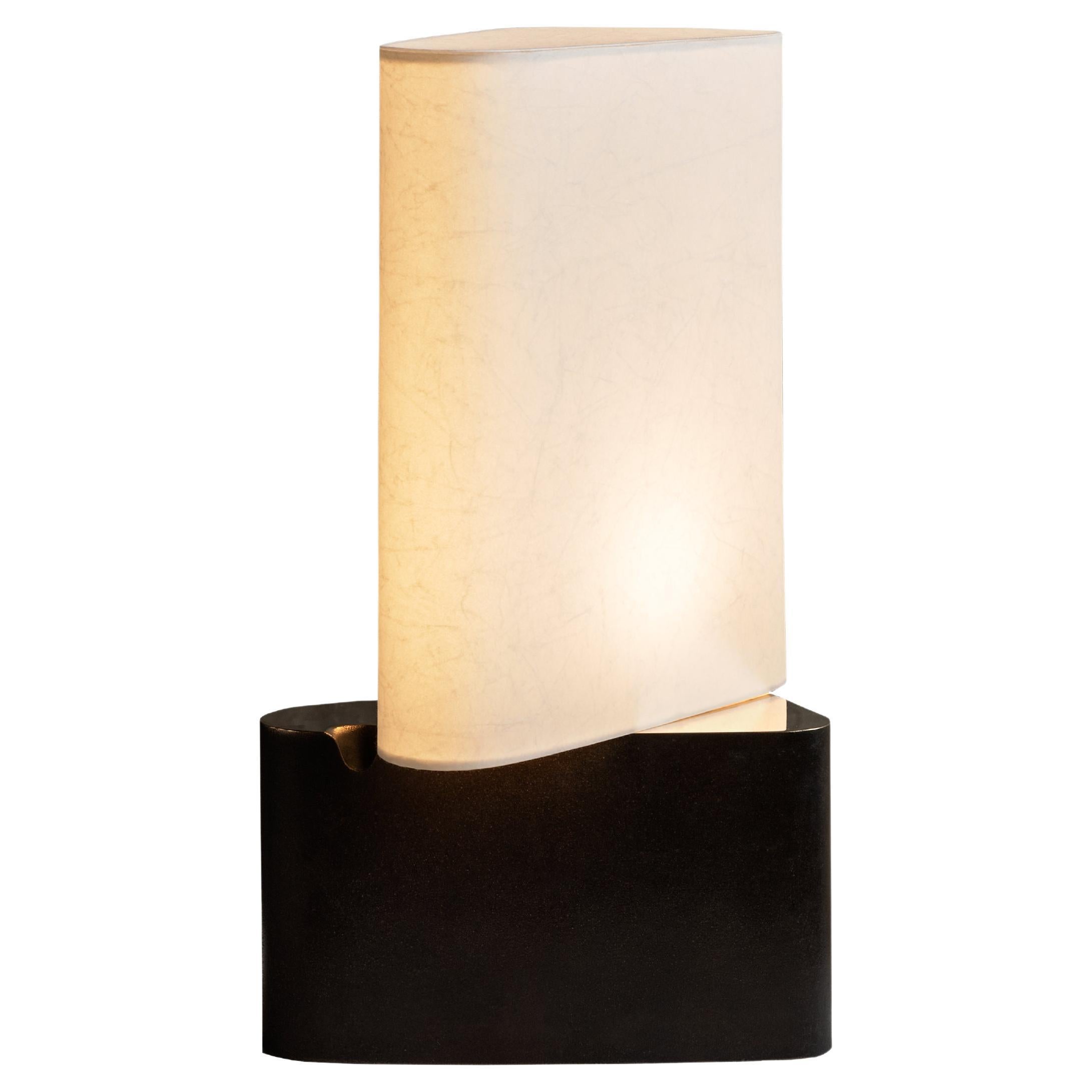 Bronze & Paper Fulcrum Table Lamp by Resident