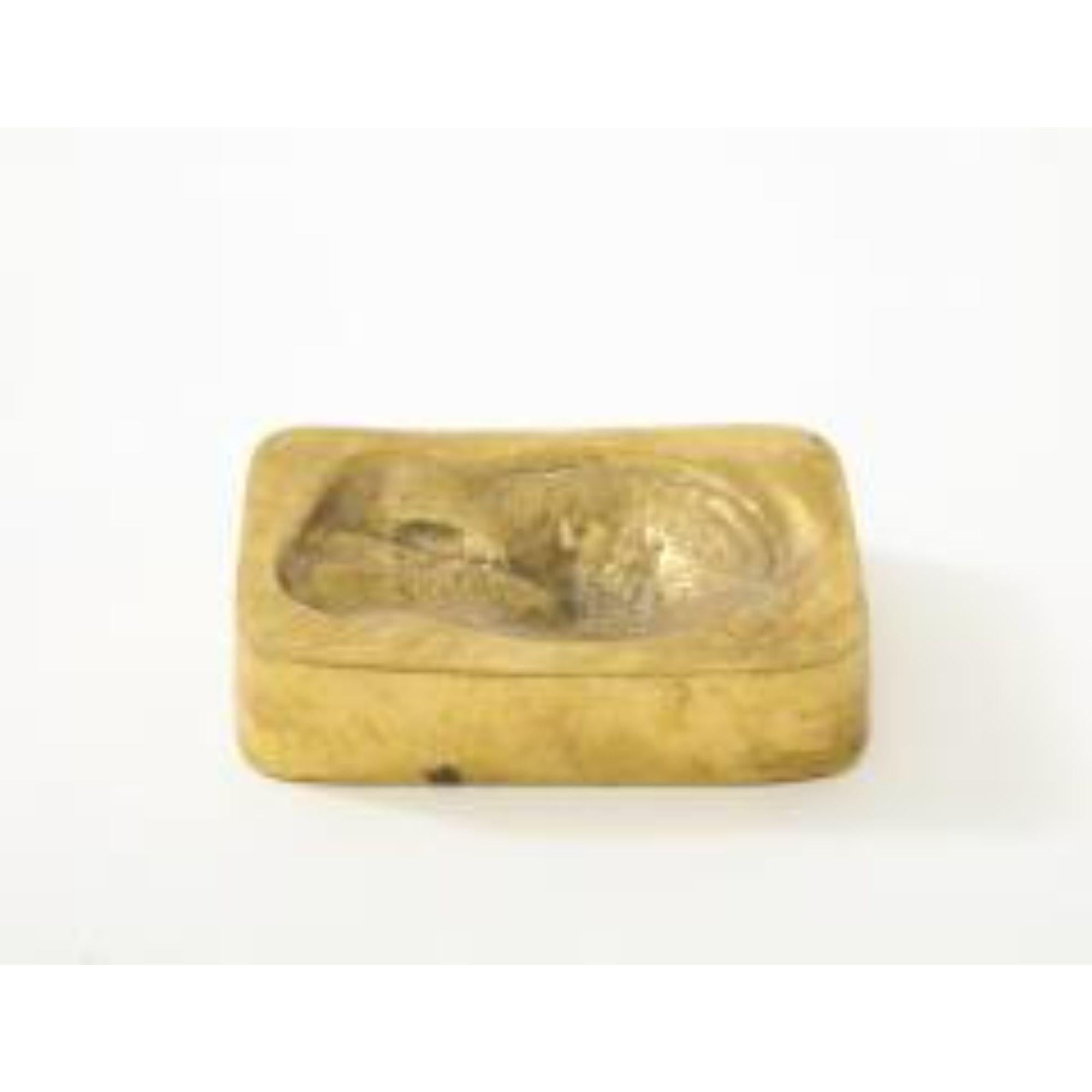 French Bronze Paperweight/Vide-Poche by B.W. Genis, circa 1980 For Sale