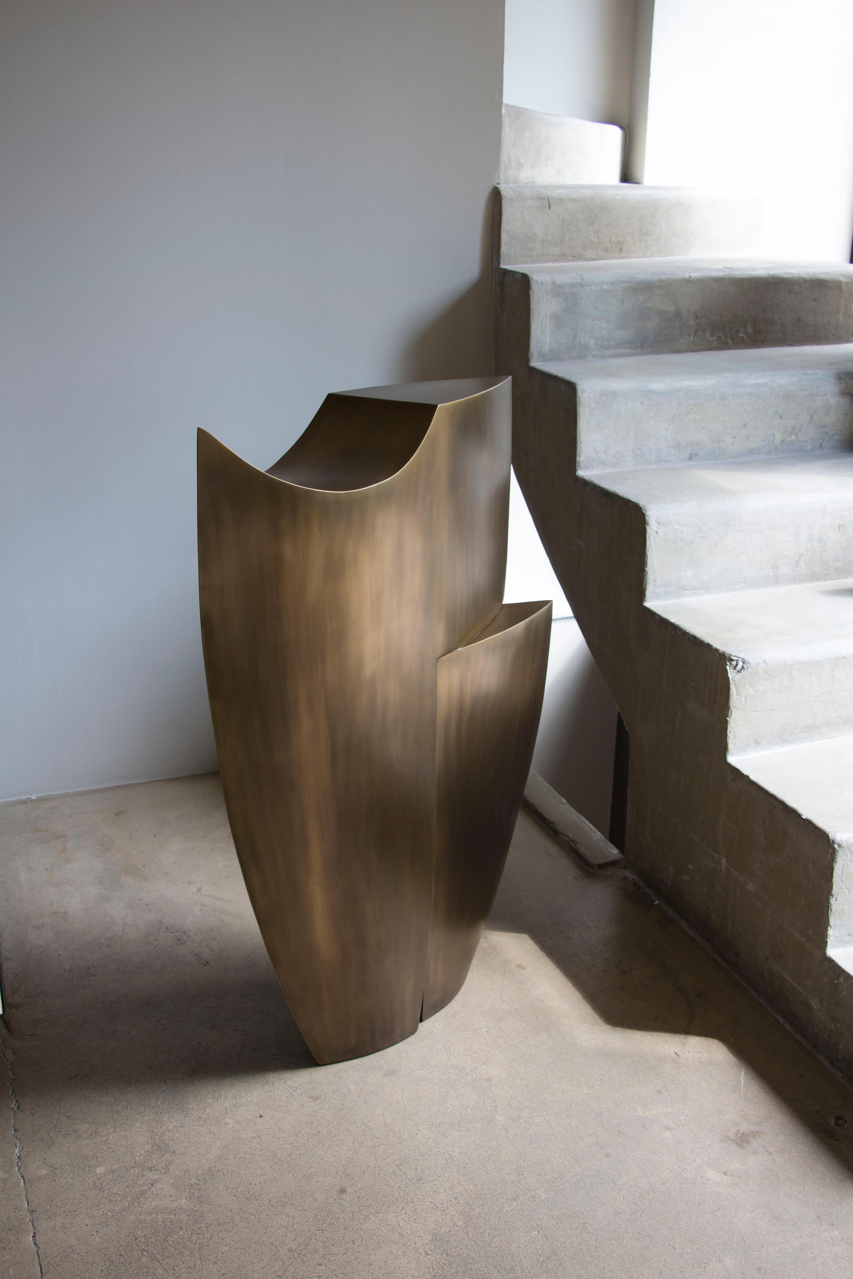 Sculpture en laiton Bronze-Patina de Patrick Coard Paris en vente 2