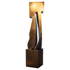 Bronze-Patina Brass Sculpture by Patrick Coard Paris