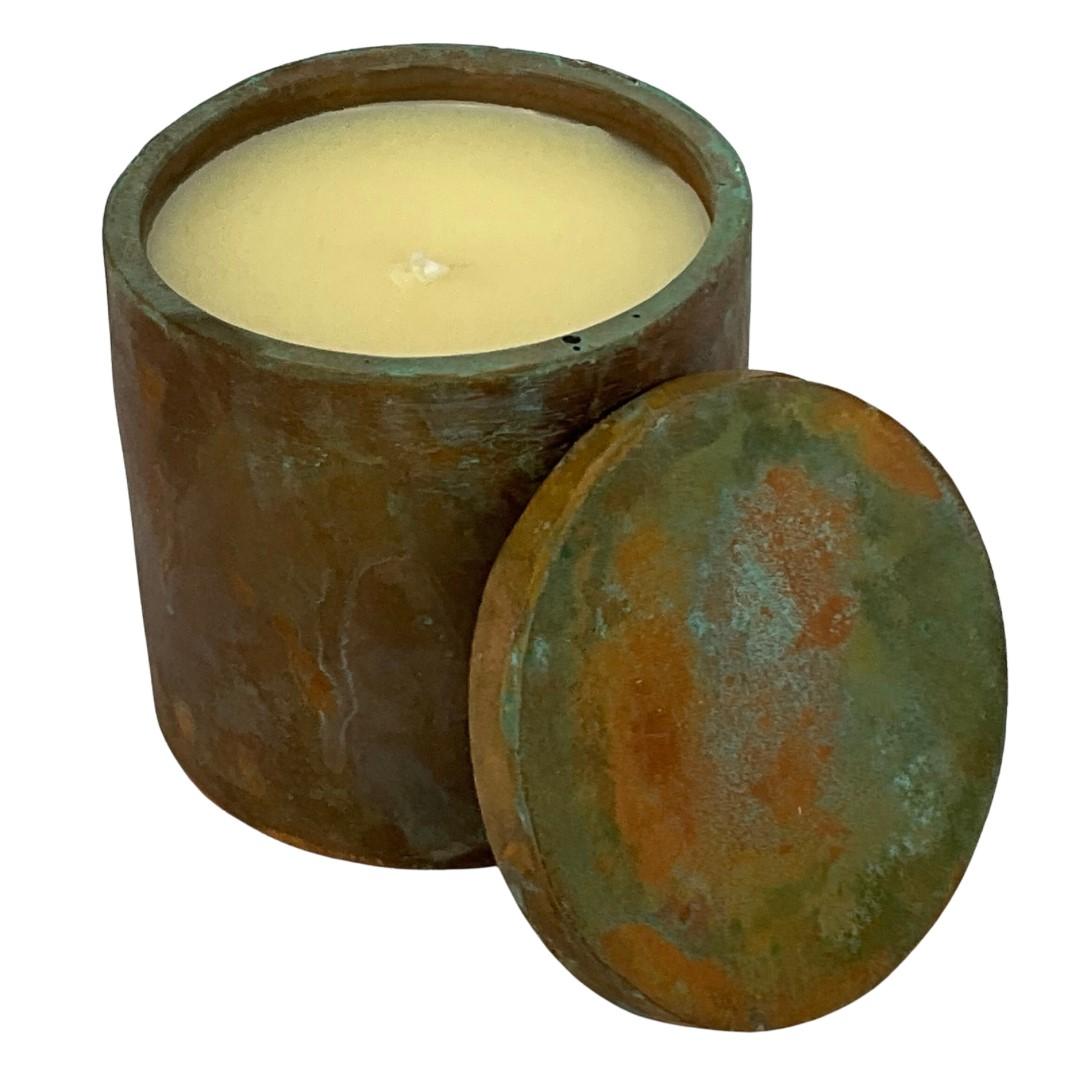 THREESIX9 Creates Hand-Made Vessels 

Each vessel is hand made and poured.

The base of the container measures 4” high & has a 4” diameter

The scent is a beautifully fragrant hand poured Gardenia Blend

The approximate burn time for this candle is