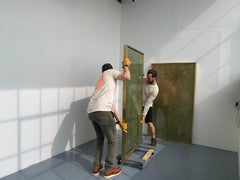 Bronze Patina Contemporary Art Panels