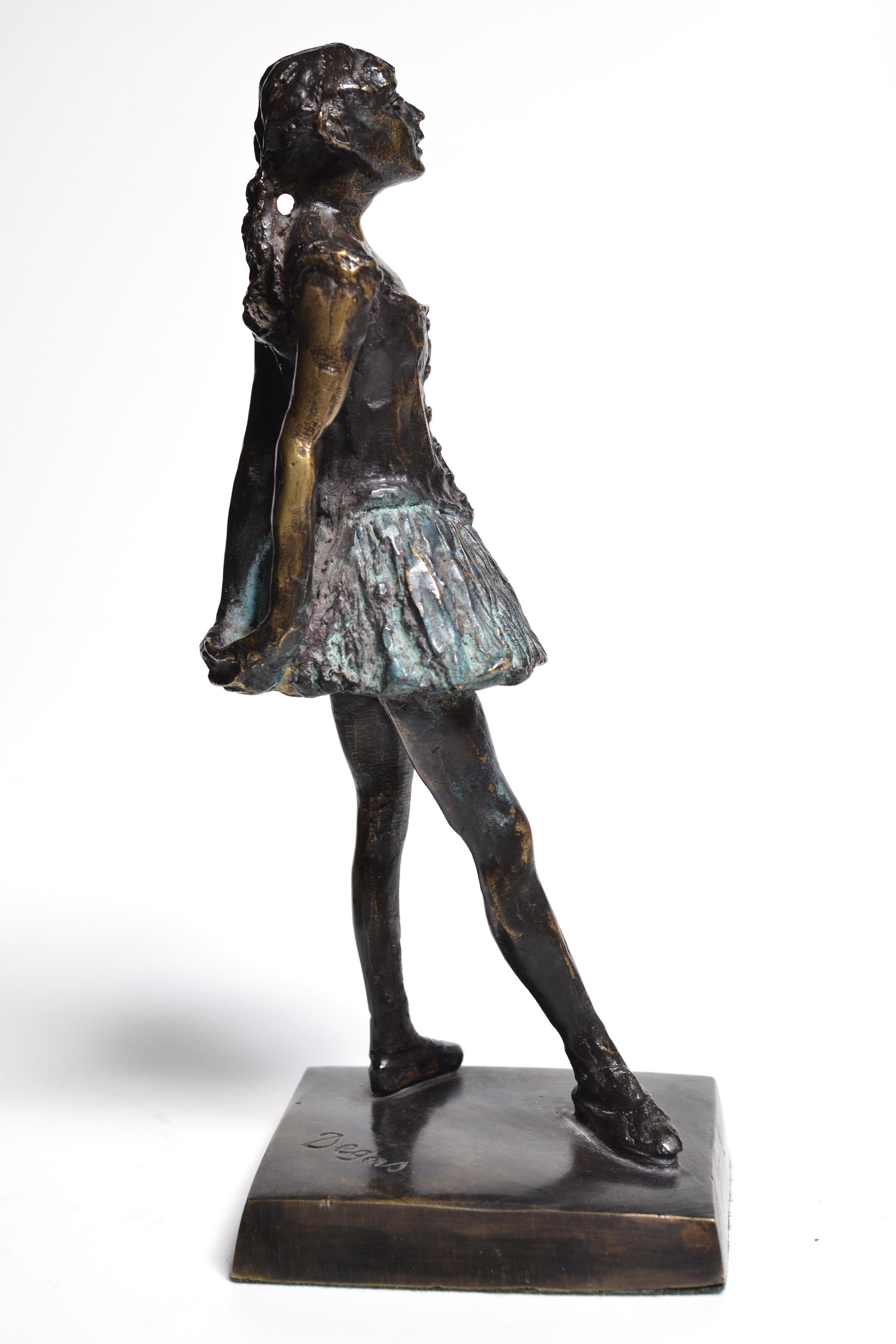 Moderne Figurine de petite danseuse de quatorze ans de Degas 20ème siècle en vente