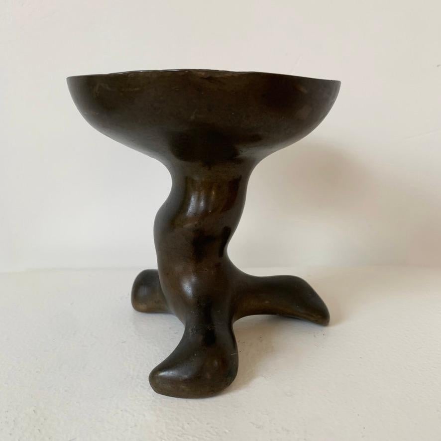 Postmoderno Bronzo patinato Vide-Poche, metà secolo, Francia. in vendita