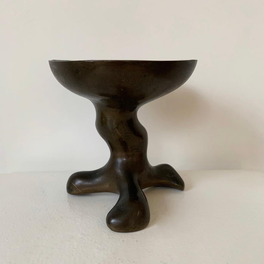 Bronzo patinato Vide-Poche, metà secolo, Francia. in vendita 1