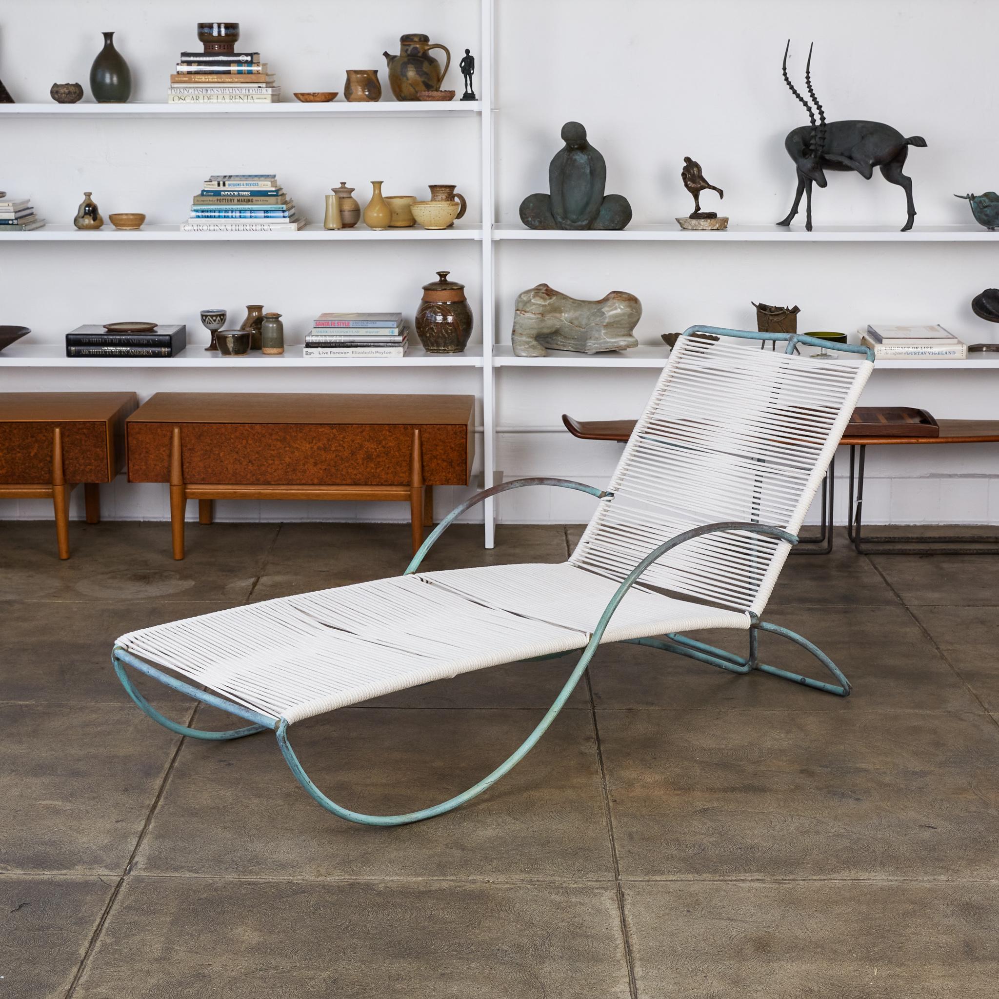 Patio Chaise Lounge aus Bronze von Walter Lamb für Brown Jordan (Moderne der Mitte des Jahrhunderts)