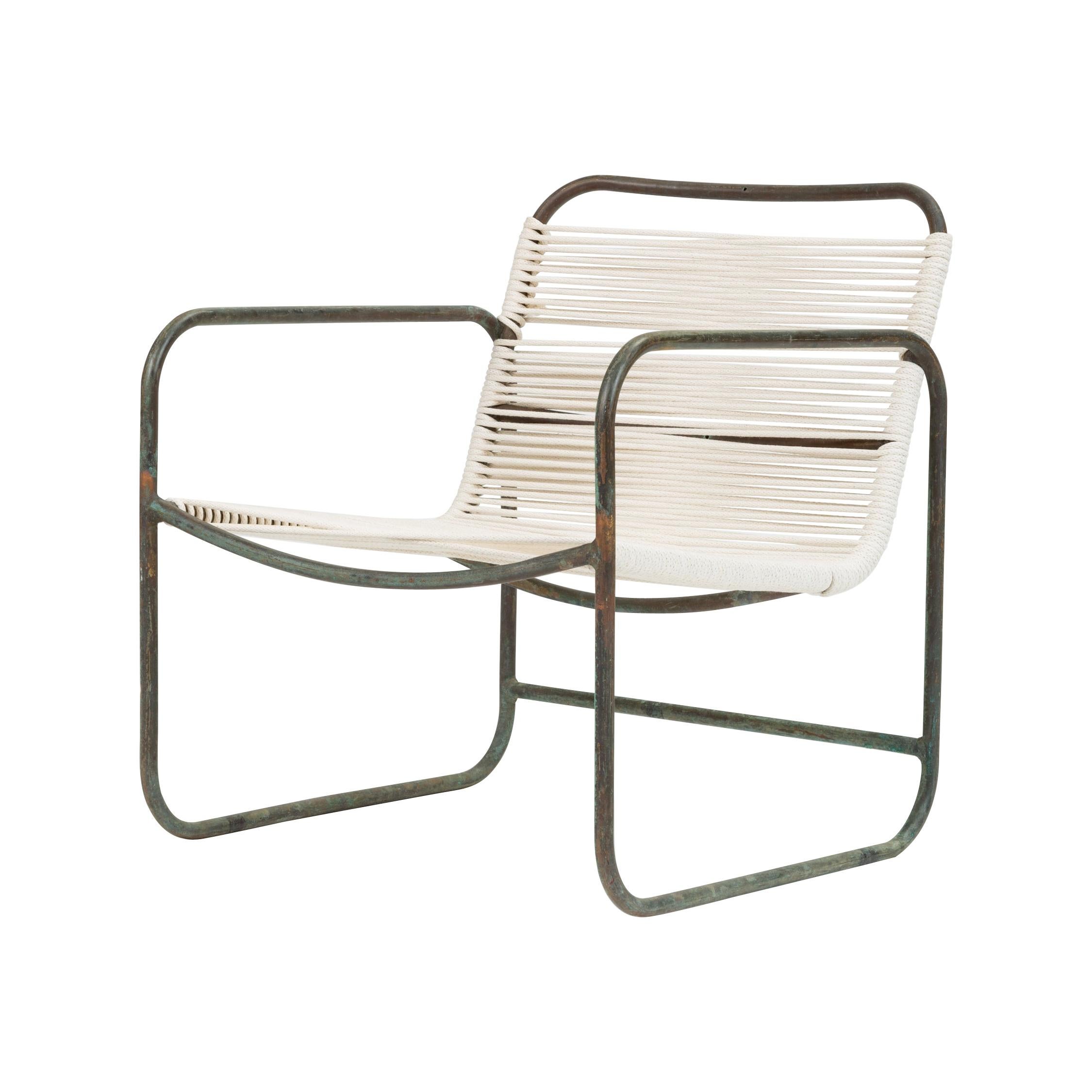 Bronze Patio Lounge Chair by Kipp Stewart Terra