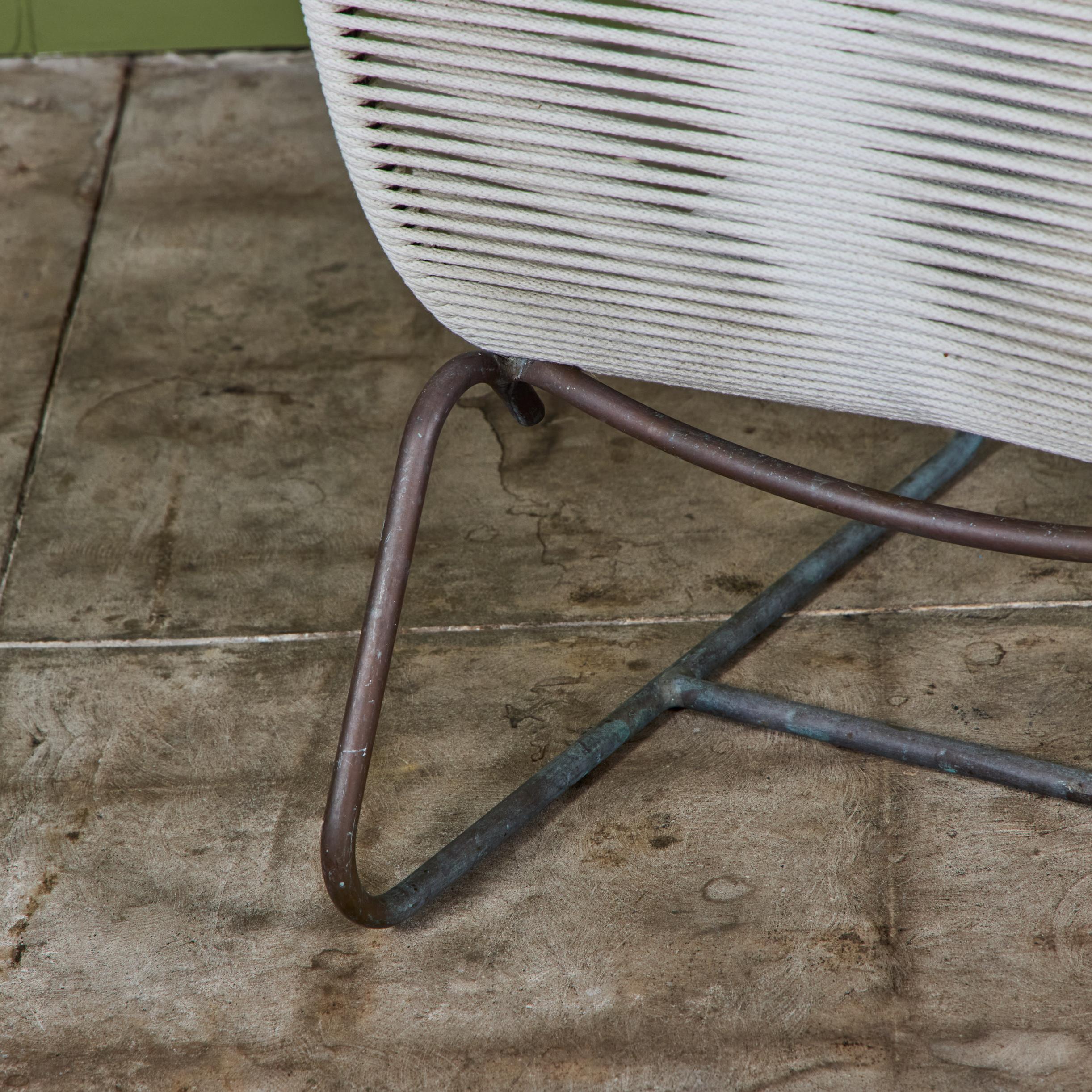 Bronze Patio Sleigh Chair by Walter Lamb for Brown Jordan For Sale 13