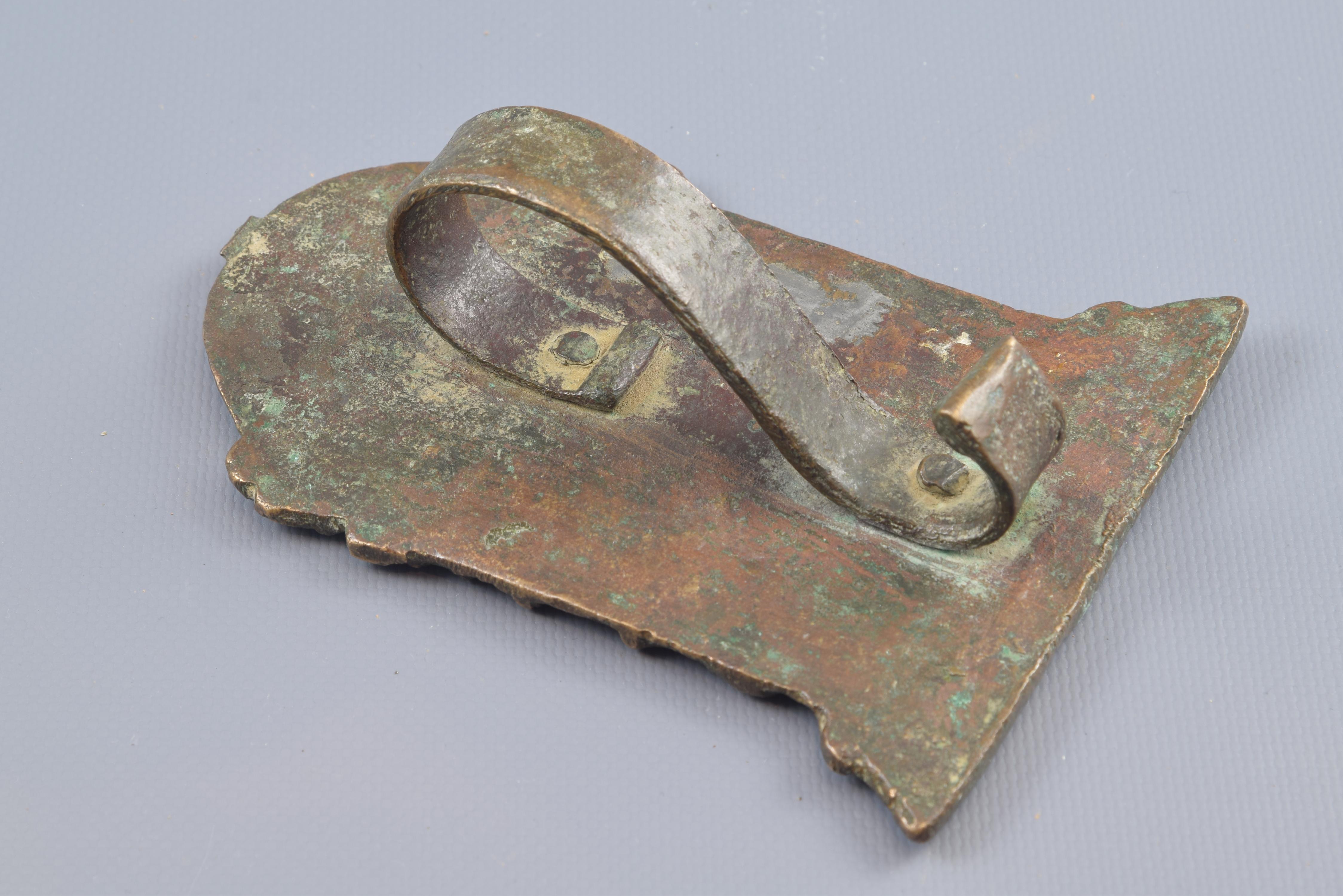 Bronze-Pax- oder Pax-Karton aus Bronze, 16. Jahrhundert (Spanisch) im Angebot
