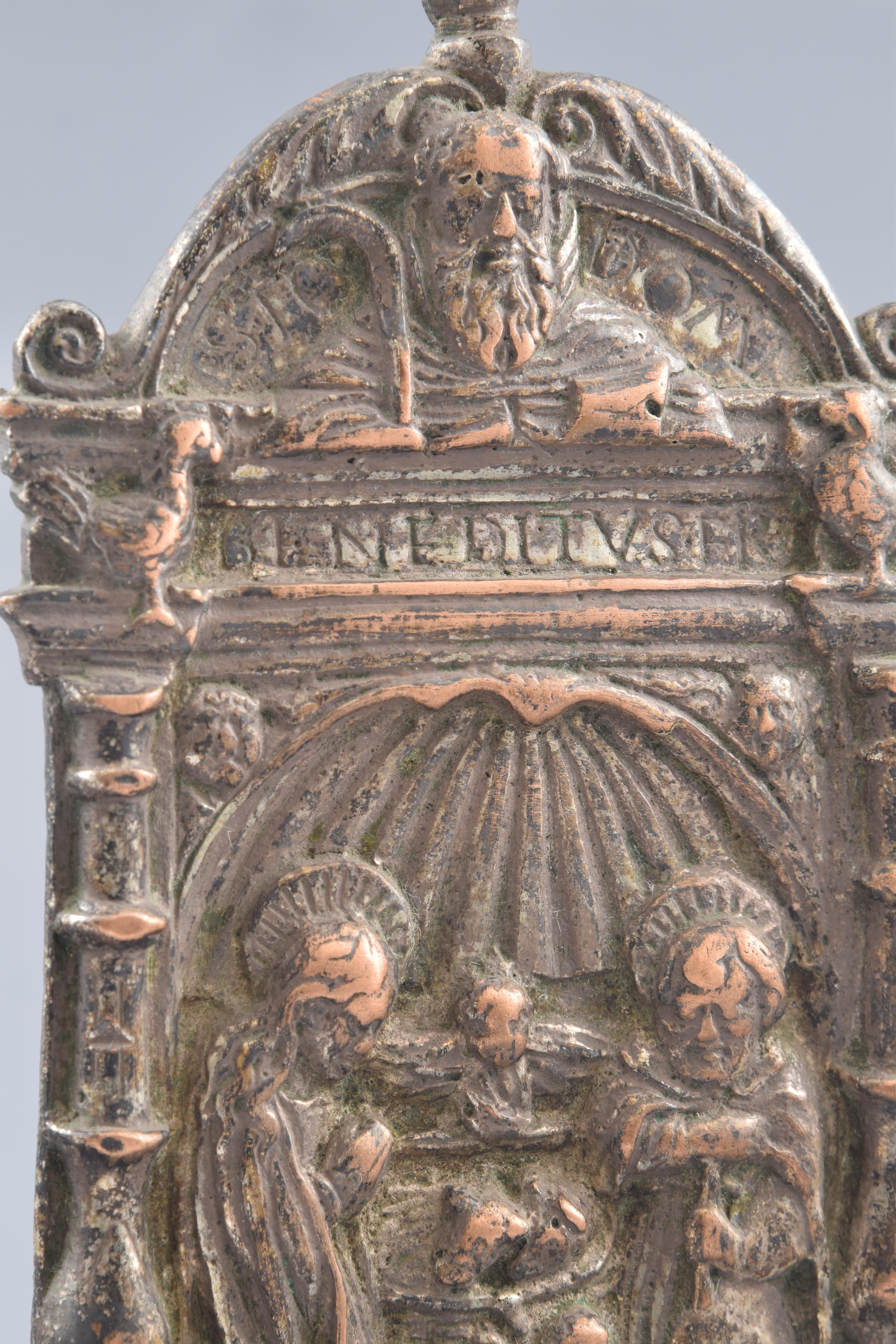 Pax oder Paxtafel aus Bronze:: 16. Jahrhundert (18. Jahrhundert und früher) im Angebot