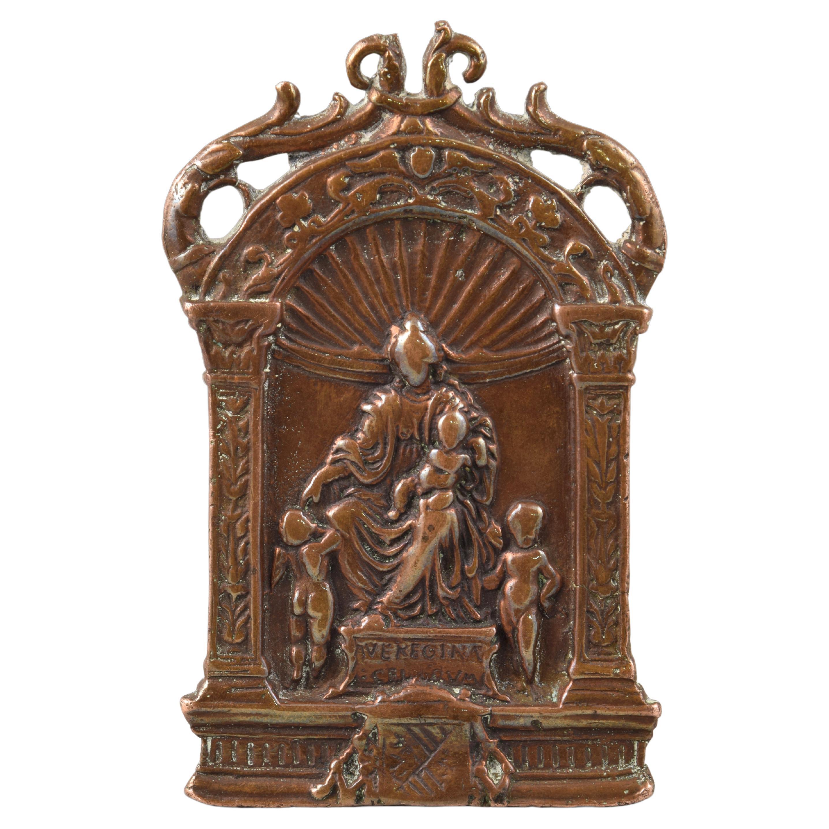 Bronze Pax- oder Pax-Karton, 16. Jahrhundert im Angebot