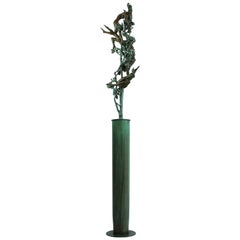 Bronze Pedestal Sculpture 'A Memory'