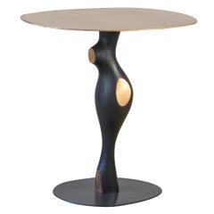 Bronze Pedestal Table by Jacques Jarrige "Bella"