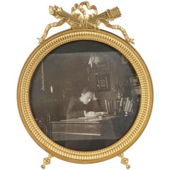 Bronze photo frame, Europe, end of 19th century