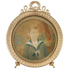 Cadre photo en bronze, Europe, fin du XIXe siècle