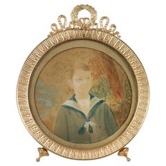 Cadre photo en bronze, Europe, fin du XIXe siècle