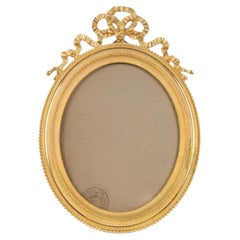 Bronze Photo Frame with Gilding, Glass, Europe, End of 19th Century