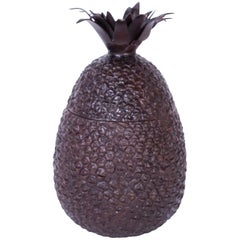 Jarre à ananas en bronze