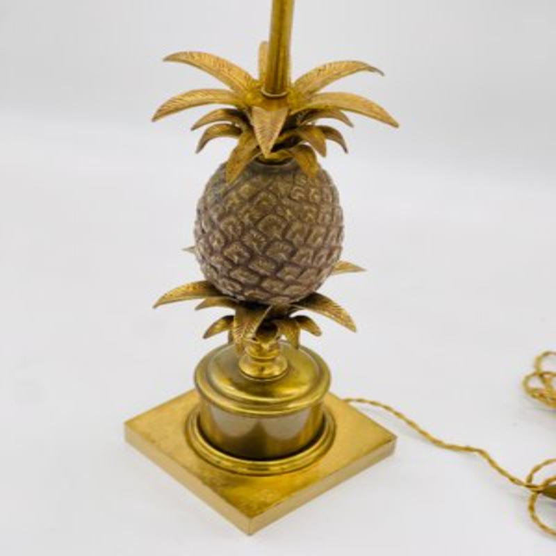 Bronze Pineapple Table Lamp, 1960s For Sale 2