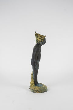 Bronze Pixie Fairy Garden Statue Fountain