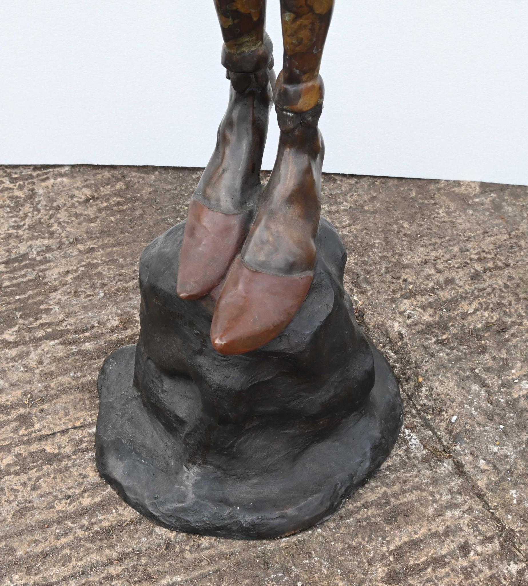Bronze Pixie Fountain Fairey Goblin Statue Bon état à Potters Bar, GB