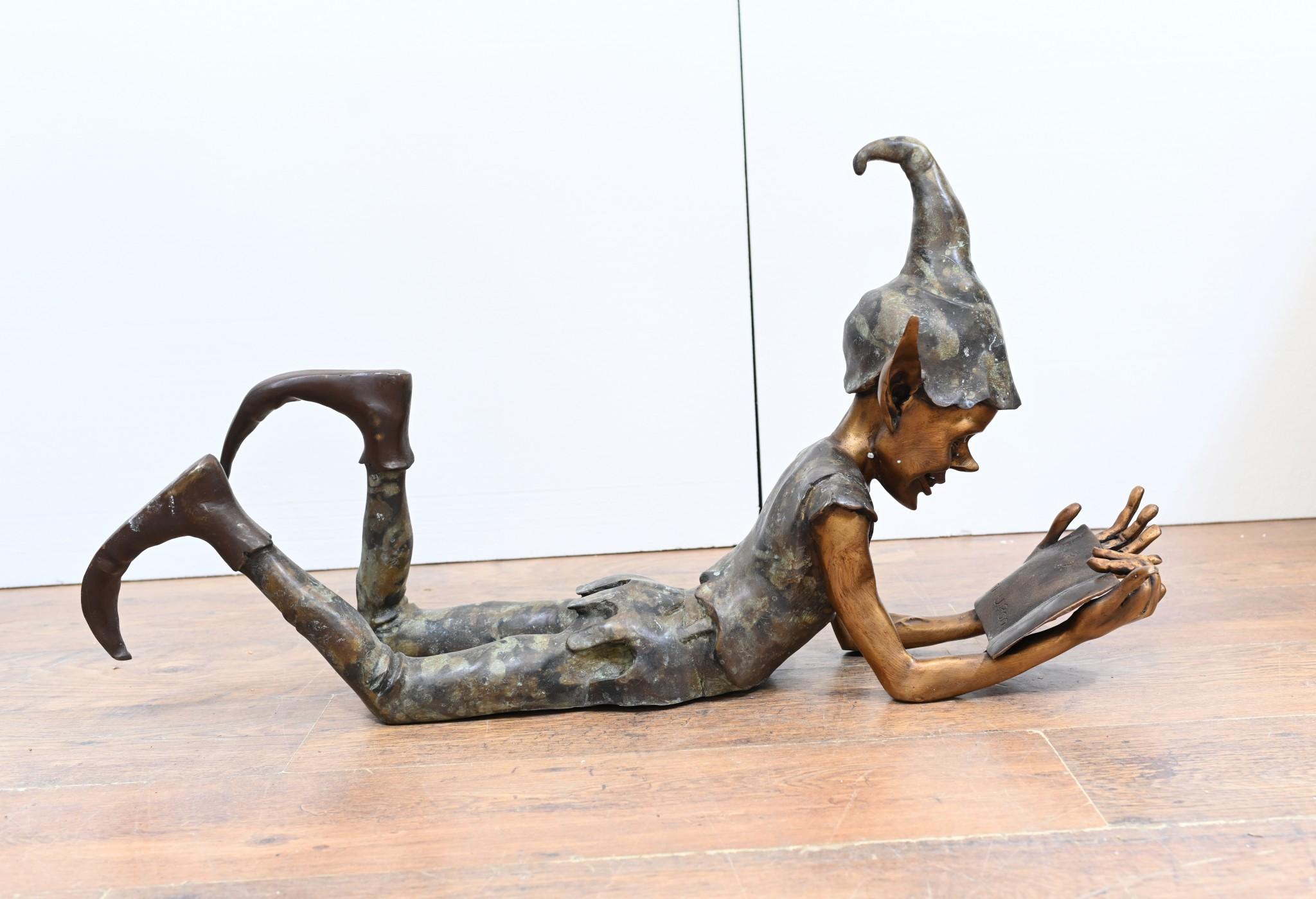 Statua Pixie in bronzo Reading Fairey Elph Garden Casting In condizioni buone in vendita a Potters Bar, GB