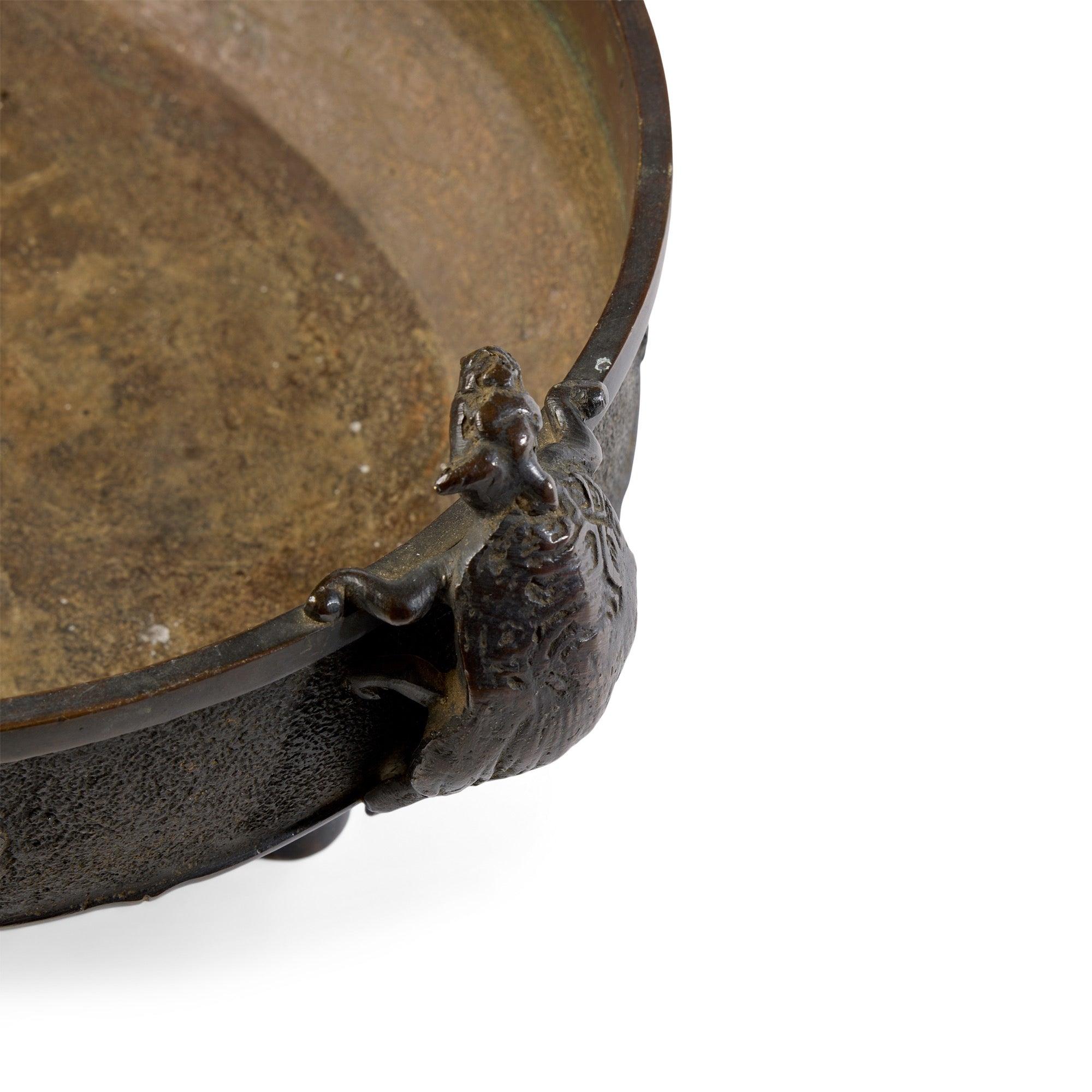 Bronze Planter from Asia In Excellent Condition For Sale In Sagaponack, NY