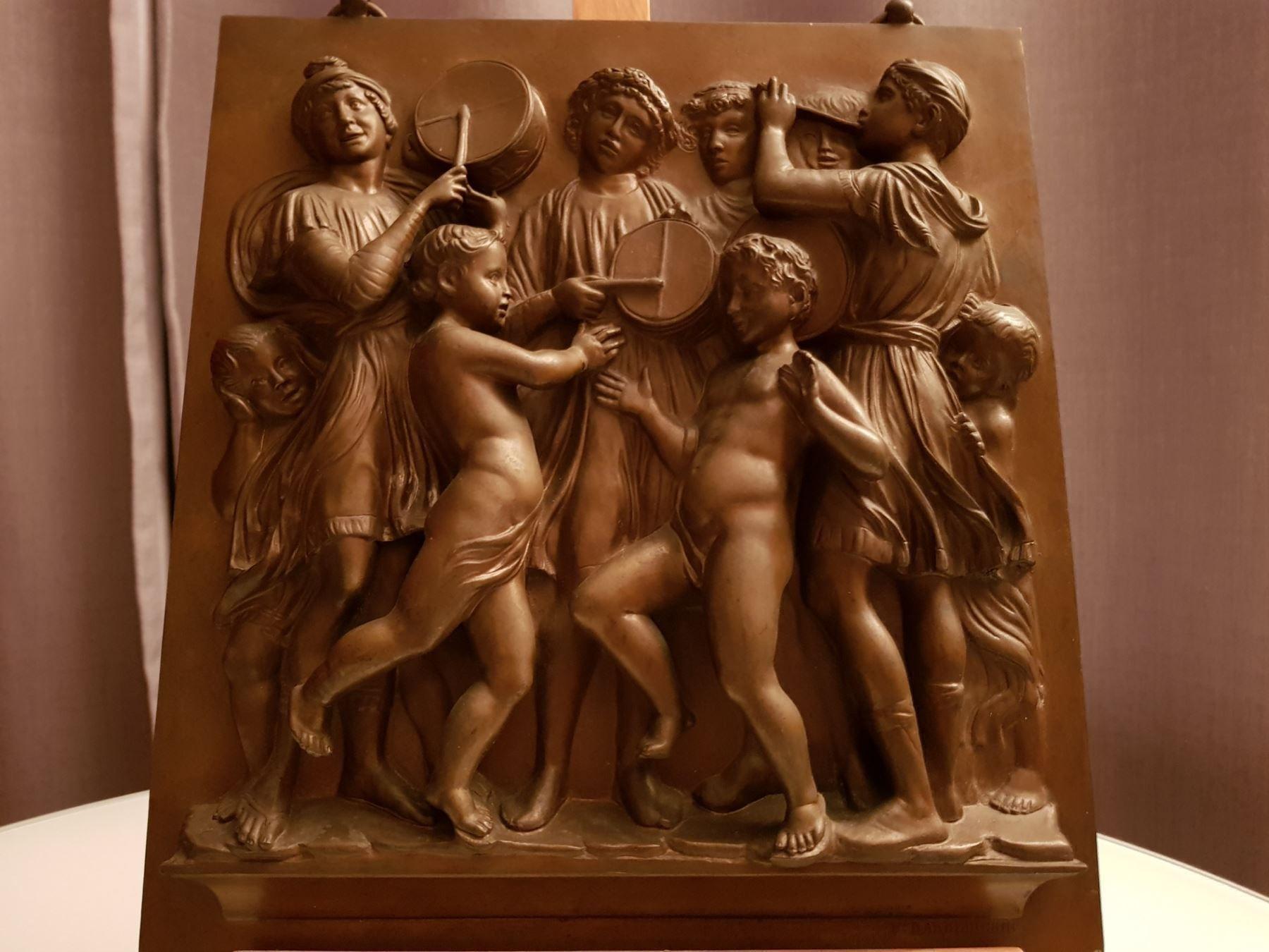 Late 19th Century Bronze Plaque Ferdinand Barbedienne Foundry France, 19th Century