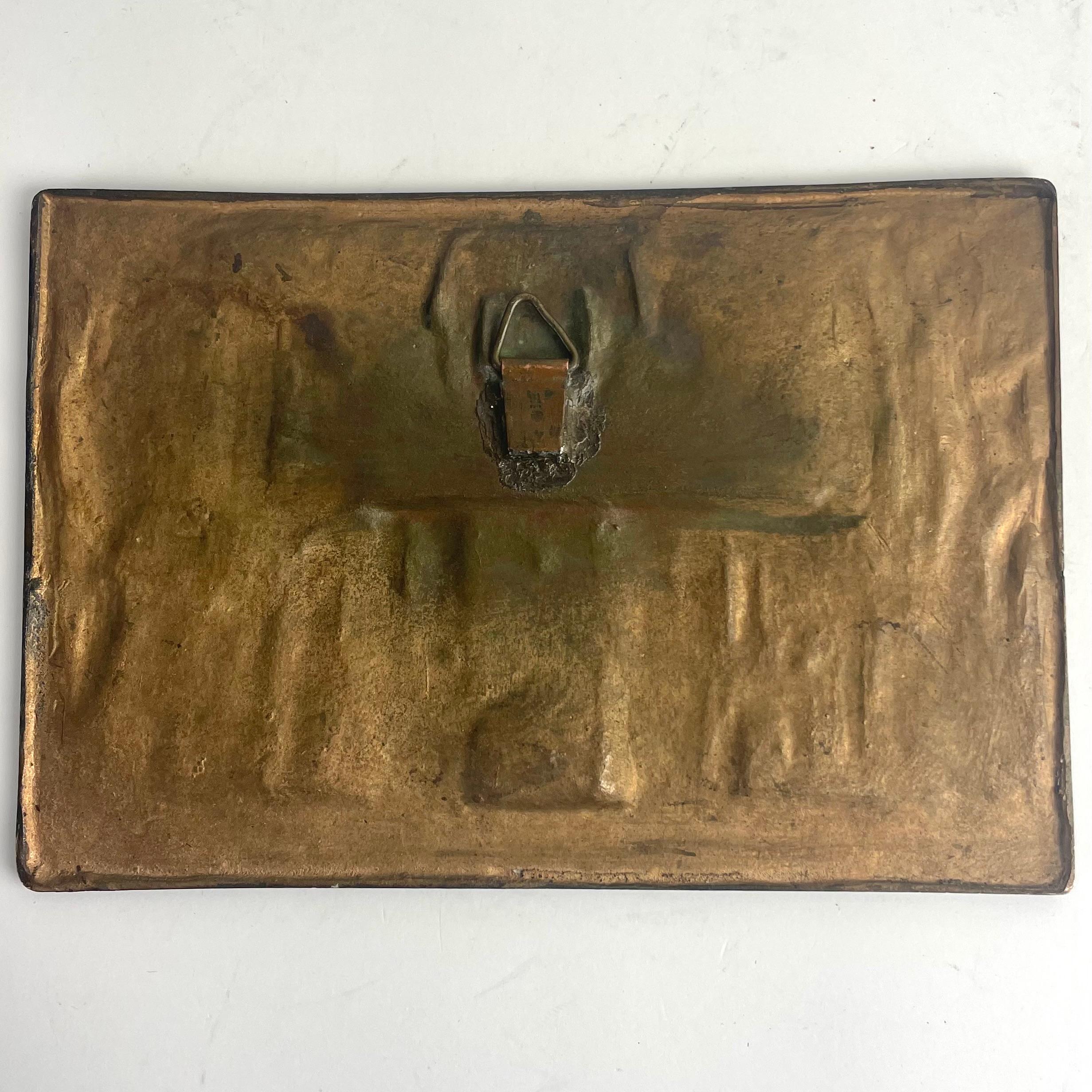 Placa de bronce de los Juegos Olímpicos de Estocolmo de 1912 por Hjördis Nordin-Tengbom en venta 5