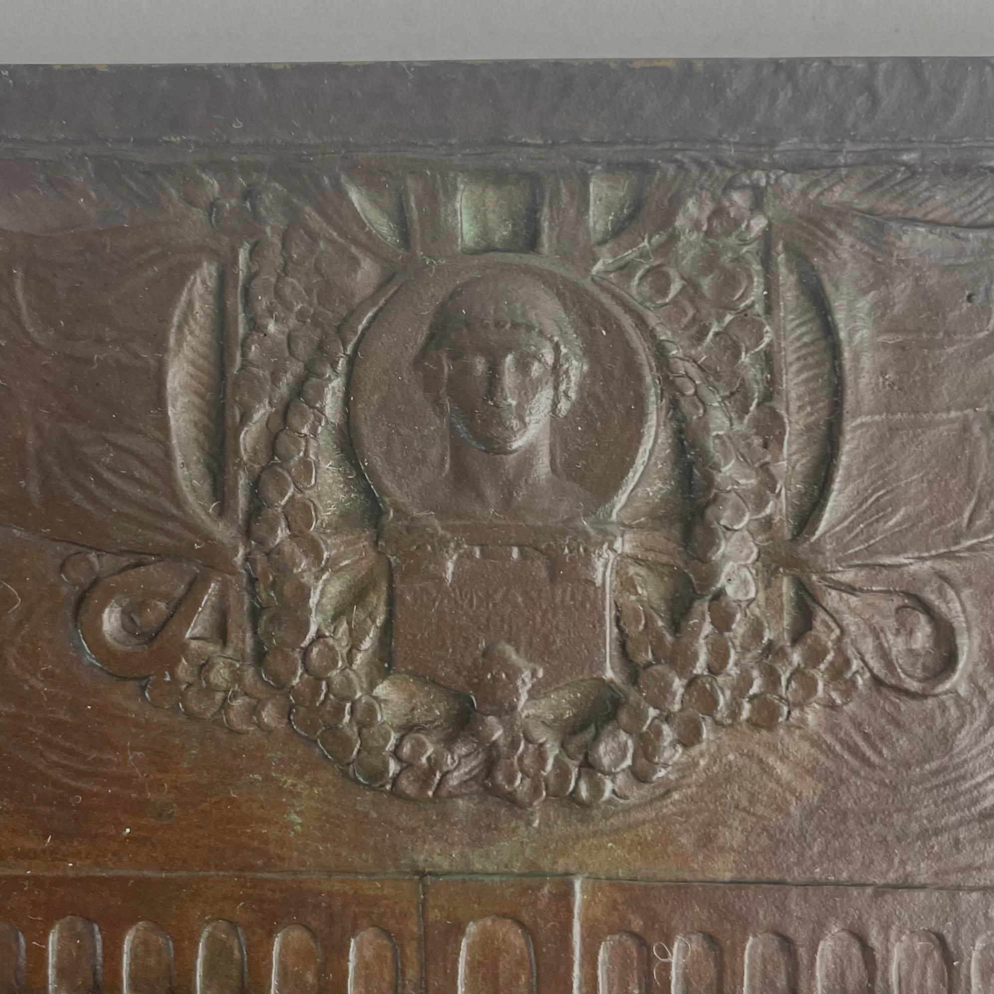 Placa de bronce de los Juegos Olímpicos de Estocolmo de 1912 por Hjördis Nordin-Tengbom en venta 1