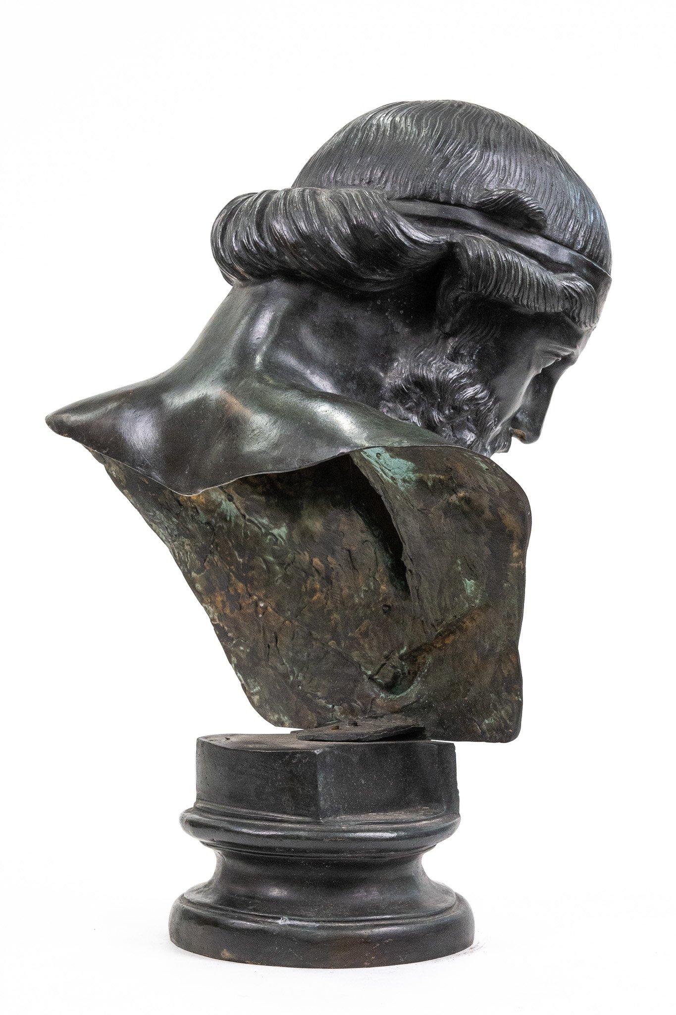 Platón de bronce, busto de bronce Bronce en venta